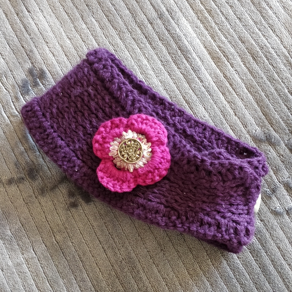 Cozy Handknit Headband/Earmuff